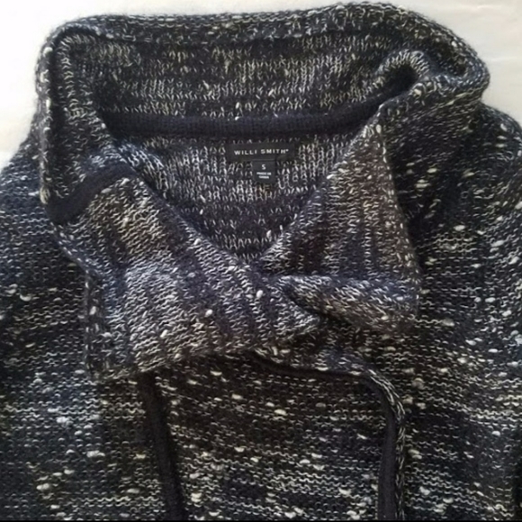 Asymmetrical grey zip jacket sweater - Picture 5 of 5